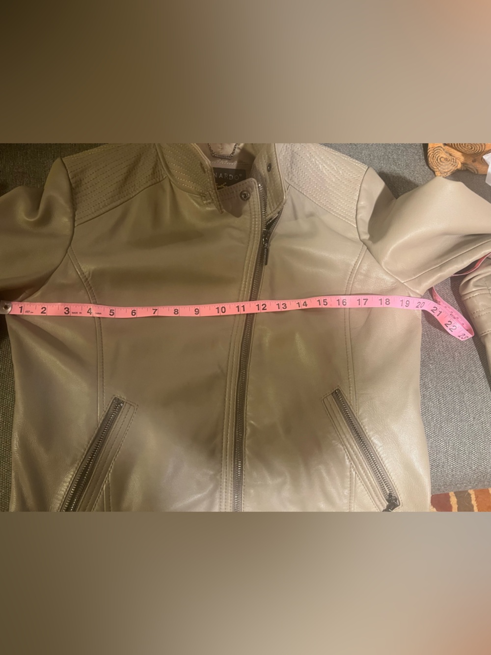 Bernardo leather moto jacket - Picture 6 of 8